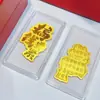 Pegatina de Teléfono Tesoro de Oro Puro, Princesa, Por Favor Hazte Rica, Asuntos de Dinero, La Buena Suerte Viene, Pegatina de Pan de Oro, Amuleto de Paz, Pegatina para Refrigerador