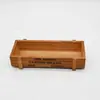 Caja de Madera Retro para Suculentas del Hogar O Adornos Rectangulares Madera Vieja Zakka Maceta de Madera Creativa Exhibidor de Plantas Suculentas