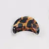 Pasador Grande con Estampado de Leopardo en Forma de Luna Transfronterizo para la Parte Trasera de la Cabeza, Pinza de Tiburón de Gama Alta, Accesorio Versátil para el Cabello
