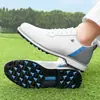 Sapatos de Golfe Masculinos K25 de Tamanho Grande para Cruzamento de Fronteira com Travas Fixas, Outros Sapatos Casuais de Algodão com Microfibra para Equilíbrio