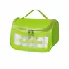 Necessaire Flip-Top com Alça para Armazenamento de Artigos de Higiene Pessoal, Simples e Estilosa, à Prova de Umidade e Poeira, Portátil para Viagem, Necessaire de Grande Capacidade
