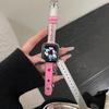La nueva correa de cadena de doble círculo con combinación de colores Yk es adecuada para Applewatch iWatch 12ª Generación 11/10