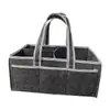 Bolsa de pañales de fieltro de gran capacidad transfronteriza, Bolsa gruesa de almacenamiento de pañales para mamá, Personalizable