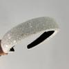 Diadema de alta calidad, alta presión en el cráneo, para usar fuera del cabello, pasador de pelo, estilo francés Chanel, diadema transparente con lentejuelas, nuevos accesorios para el cabello de ala ancha