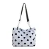 Transfronterizo 2026 Verano Nueva Moda Ligera Elegante Lunares Nicho Versátil Simple Bolso de Hombro Cruzado Tote