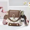 Mini bolso cuadrado pequeño estampado, nuevo modelo 2026, exquisito bolso para teléfono de mujer, bolso cruzado de hombro casual y moderno para mujer