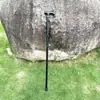 Bastón de Senderismo Telescópico Plegable de Aleación de Aluminio de 5 Secciones para Exteriores, Bastón de Caminar Antideslizante para Personas Mayores, Suministros para Exteriores