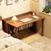 Mesa infantil de madeira maciça nórdica integrada mesa de estudo em casa para aluno do ensino fundamental mesa de cabeceira para apartamento pequeno mesa de escrita mesa estreita montada na parede