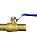 Modificación de manguera de aceite para camión Válvula del tanque de combustible Interruptor de control del circuito de aceite Válvula de calefacción Manguera de goma para tubería de agua Conector recto Válvula de bola de paso directo