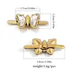 Hebilla mariposa DIY accesorios decorativos para equipaje hebilla de pasador lazo de tela accesorios de ferretería hebilla decorativa para bolso de noche