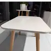 Suporte de Perna de Mesa de Pedra de Quartzo Perna de Mesa de Madeira Sólida Pé de Mesa Pé de Suporte de Perna de Mesa de Madeira de Faia Laje de Rocha Mármore Sem Furação