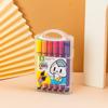 Juego básico de bolígrafos de acuarela de gran capacidad con poste triangular directo de fábrica, lavable, para pintura de grafiti, pincel para jardín de infancia