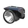 Linterna frontal solar portátil COB de luz fuerte transfronteriza, carga solar de polisilicio por USB, linterna de iluminación de inundación brillante tipo rana