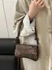 Bolso Pequeño de Piel de Alta Gama para Mujer Nuevo Estilo Primavera 2026 Estampado de Leopardo Marrón Bolso Cuadrado Pequeño Bolso Cruzado al Hombro Estilo Trendy de Chica Popular