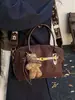 Bolso de Felpa Gamuzada para Mujer 2026 Nuevo de Moda Otoño Versátil Retro Gorpcore para Viaje al Trabajo Bolso de Hombro Cruzado de Mano