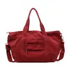 Bolsa Tote Casual Grande Capacidade Sol de Primavera Jovem Bolsa de Viagem Leve de Nylon Estilo Coreano Bolsa Fitness para Mulheres
