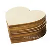En stock formas geométricas de madera en blanco de 10 cm para manualidades corte láser redondo, en forma de corazón y pentagrama piezas de madera