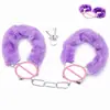 Algemas sexuais, algemas de metal, conjunto de algemas de pelúcia, produtos para adultos, bondage, brinquedos de flerte para casais