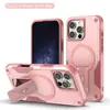 Comercio Exterior Aplicable Apple iphone16Pro Max Soporte Magnético Oculto Carcasa Magnética de PC TP Resistente a Roturas