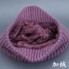 Atacado chapéu de tricô cachecol terno feminino outono inverno chapéu de lã para mãe chapéu de algodão quente para avó