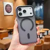 Capa de Celular de Alta Qualidade Cor Areia Clara Compatível com iPhone 18 Pro Max Apple 17 Magnética com Sensação de Pele Capa à Prova de Queda
