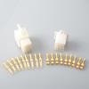 Conector de 2.8mm 1/2/3/4/6p terminal de cobre para vehículo eléctrico de coche motocicleta enchufe macho y hembra conector de resorte