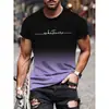 Amazon manga curta 2024 verão aranha besta impressão digital moda camiseta solta pulôver gola redonda leite seda