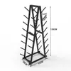 Suporte de Exibição Gatling, Suporte de Espada, Porta-Espada, Rack de Armazenamento de Chão, Rack de Exibição Horizontal com Múltiplos Furos