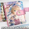 Castelo Sakura Sakura Álbum de Cartões M5 Caderno Estudante Desenho Animado Diário de Mão Caderno de Aparência Bonita Menina Sakura Caderno de Folhas Soltas
