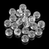 Cuentas lisas de agujero grande de 3 mm, cuentas de cristal, cuentas sueltas, accesorios para joyería DIY, cuentas de vidrio de color mágico galvanizado, venta al por mayor