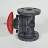 Válvula de Diafragma de Plástico G41F-10U Dn15 Válvula de Diafragma Manual con Brida