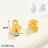 Pingente Geométrico Moderno Banhado a Ouro Antigo Estilo Chinês Liga de Ouro 18K Contas Espaçadoras Prateadas Material para Acessórios DIY Atacado