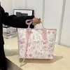 Bolso Tote de Alta Gama Nuevo 2025 Europeo y Americano para Mujer, Bolso de Hombro con Graffiti de Gran Capacidad, Bolso de Mano Versátil para el Viaje Diario