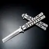 Cuchillo Mariposa Csgo Juguete Cuchillo Plegable Cuchillo Peine Cuchillo de Lanzamiento Todo Acero Sin Afilar Plegable Genial