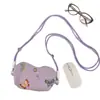 5842 Bolsa Portátil para Gafas con Bolsillo de Almacenamiento con Mariposa Bordada y Correa para el Cuello para Viaje Funda Protectora para Gafas de Sol