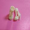 Cicy/Zapatos de Juguete Fino Zapatos Planos de Muñeca Tacones Altos Zapatos de Baile Muñeca de Vinilo 6 Puntos 11.5 Pulgadas Accesorios Plástico