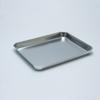 Plato Cuadrado Dental de Acero Inoxidable 304 Engrosado Plato Cuadrado Grande Plato de Desinfección Anti-Yodóforo Odontología Plato de Cambio Bandeja para Instrumentos Quirúrgicos