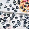 Venta al por mayor de cuentas sueltas de acrílico con forma de corazón de melocotón de 12 mm, hechas a mano, para pulsera, collar, cadena para teléfono móvil