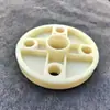 Brida de Plástico de Ingeniería ABS Accesorios para Válvulas de Tubería de Plástico Dn15/20/25/32/40/50 Brida de Plástico ABS