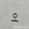 Shanxi Prata Antiga Retrô Panax Notoginseng Fivela de Prata Colar Pulseira Fivela de Peixe Fivela de Aba Seizing OT Acessórios de Joias DIY Wen Play