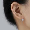 Pendientes de plata de ley SHIAI S925 de estilo coreano con circonitas, modernos y combinables.