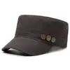 Gorra Plana Transfronteriza para Hombre, Sombrero para el Sol para Exteriores, Gorra de Béisbol Casual Versátil para Hombres de Mediana Edad