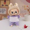 Conjunto de Roupas para Boneca de Pelúcia Roupas de Boneca de Algodão Boneca de Desenho Animado Brinquedo Roupa de Boneca Labubu Boneca Chorando Conjunto Kt Roupas