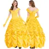 La Bella y la Bestia cosplay Vestido de Princesa Bella Vestido de Princesa Bella cosplay Ropa Mujer