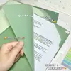 Carpeta de una hoja con degradado tamaño A4 para papelería de regreso a clases, almacenamiento de exámenes, hojas transparentes para insertar, carpeta impermeable de una hoja en forma de L para estudiantes de primaria