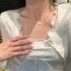 Outlet de fábrica ~ Collar de Mariposa Dulce Femenino Ins Tendencia Nicho Sentido de Diseño Avanzado Hebilla Segura Cadena para Clavícula Accesorios Femeninos