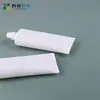 Spot 100g Tubo Plano Branco Fosco Creme para Mãos Tubo Fosco Limpador Facial Tubo de Pasta Frasco Dispensador Cosmético
