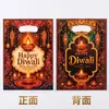 Sacola de Presente para o Festival Diwali da Índia Sacola para Embalagem de Armazenamento de Doces e Lanches para Festa de Celebração do Festival das Luzes