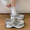 Cintura Fina Solado Grosso Tênis Pai Sapatos Casuais Femininos Respiráveis Novidade Outono 2026 Versátil Solado Macio Tênis Esportivo