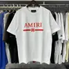 AM1R1 ICON Marca Tendência de Nicho Pombinha da Paz Estampada com Letras Gola Redonda Solta Manga Curta Camiseta para Homens e Mulheres Casal Meia-manga